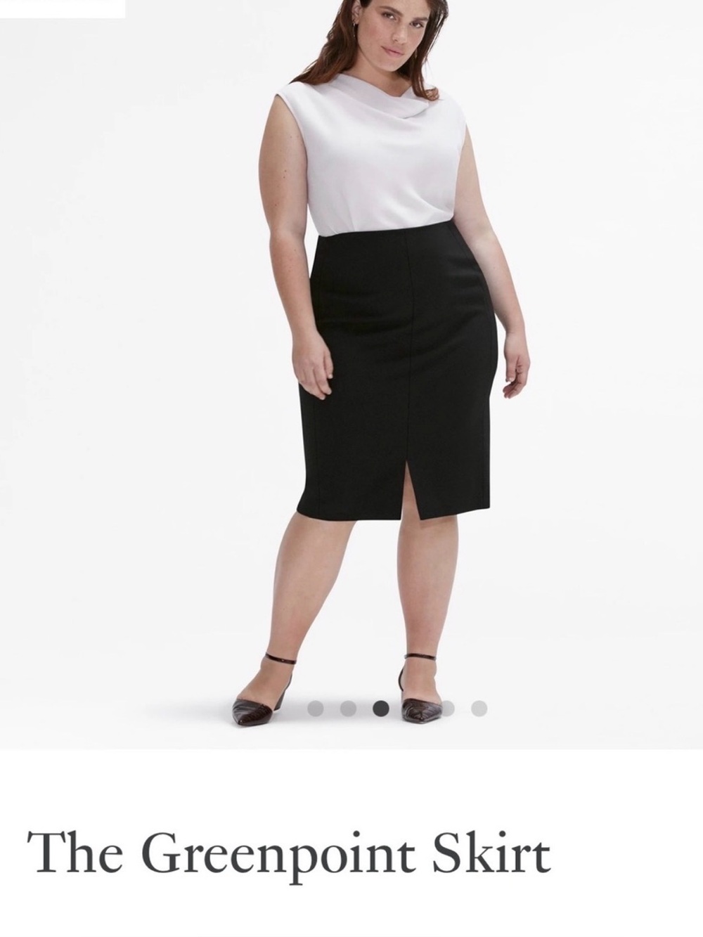 MM Lafleur Greenpoint Skirt — Black Pencil Skirt-Size 16